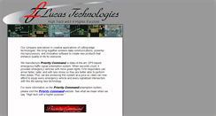 Desktop Screenshot of lucastechnologies.com